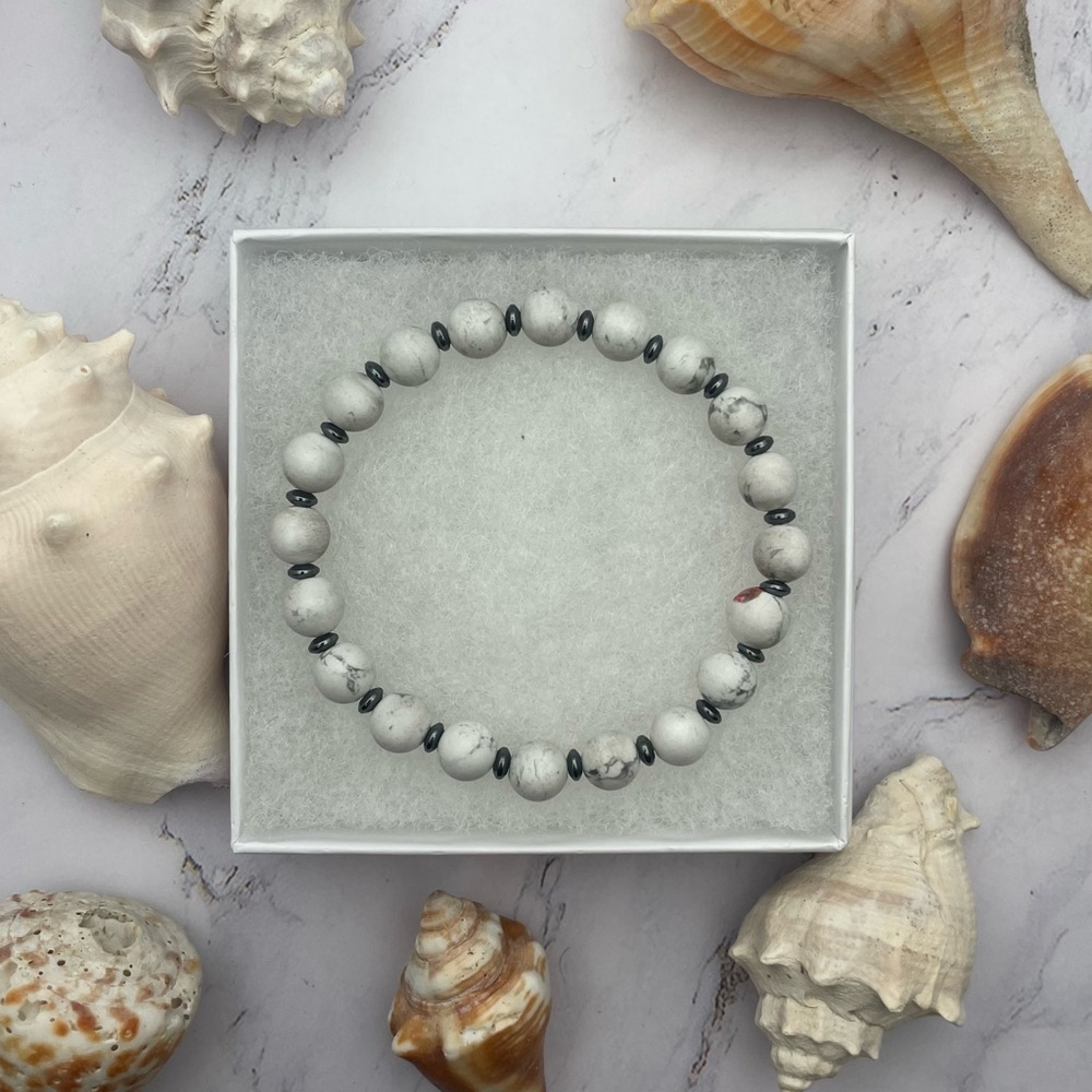 Handmade Howlite Harmony Bracelet
